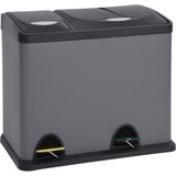 Pedaalemmer - Rood - Staal - 30 Liter