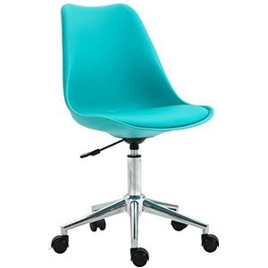 SVITA Eddy Bureaustoel voor kinderen, draaistoel, kinderbureaustoel, turquoise