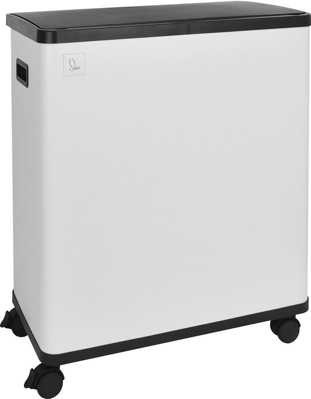 SVITA - SR2X30 - Sensor Afvalbak - Wit - 2 Compartimenten, 60 Liter, Inclusief Binnenemmer