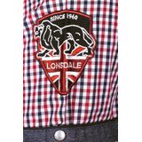 Lonsdale London - Reigate - T-shirt - Blauw-Rood-Wit - 100% Katoen