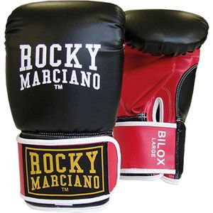 Benlee Rocky Marciano Unisex - volwassenen BILOX Artificial Leather Bag Mitts, zwart/rood, L
