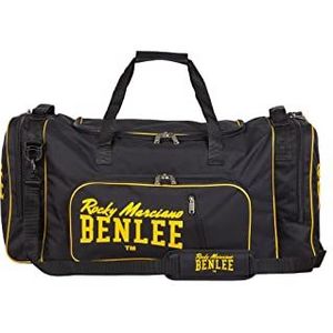 Benlee Rocky Marciano Sporttas 5-pocket-tas met schouderriem, zwart/geel, 90 cm, 199153-1561-XL, Zwart/Geel, 90 cm, sporttas