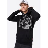 Lonsdale - Tadley Hoodie - Katoen - Zwart - Kangoeroezak