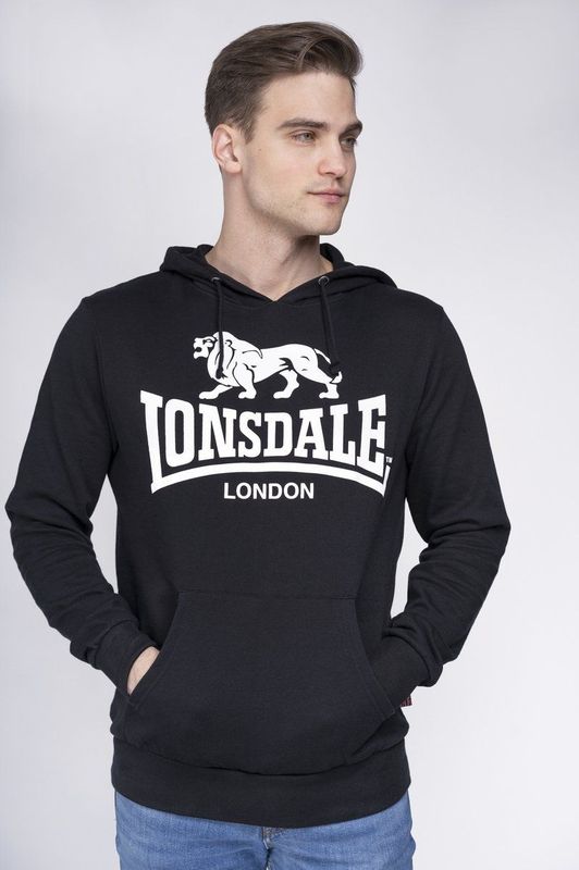 Lonsdale - GO SPORT 2 - Sweatshirt - Zwart - 100% Katoen