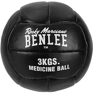 BENLEE Rocky Marciano 960183 PAVELEY Artificial Leather Medicine Ball, uniseks, volwassenen, zwart, 3 kg