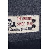 LONSDALE Sweatvest 'Slough'  marine / blauw gemêleerd / grijs / rood