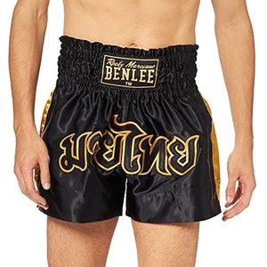 BENLEE Rocky Marciano Goldy Boxbroek voor heren, Zwart/Goud