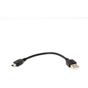 Systeem-S Mini USB-kabel 10cm voor Sony Walkman MP3-speler Nwz-E373 Nwz-E384 Nwz E373 E384 B L R
