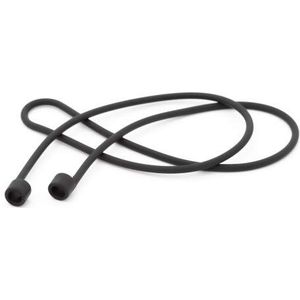 System-S 5 x siliconen houder voor AirPods hoofdtelefoon in zwart