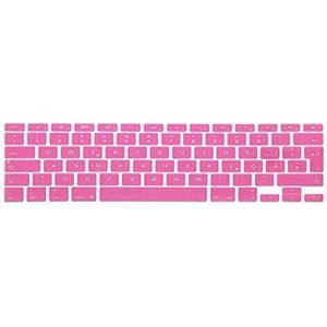 System-S Siliconen toetsenbordbescherming QWERTZ Duitse toetsenbordhoes voor MacBook Pro 13"" 15"" 17"" iMac MacBook Air 13"" in roze