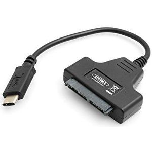 System-S USB 3.1 Type C Mannelijke naar Micro SATA 16 Pin 1.8"" inch harde schijf SSD adapter stekker data kabel
