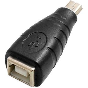 System-S Mini USB Stecker auf USB Typ B Buchse Adapterkabel Adapterstecker Adapter Converter