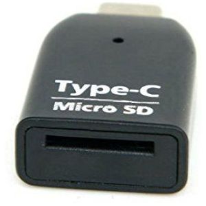 Systeem-S USB 3.1 type C adapter voor MicroSD SDHC SDXC T-Flash kaartlezer Card Reader