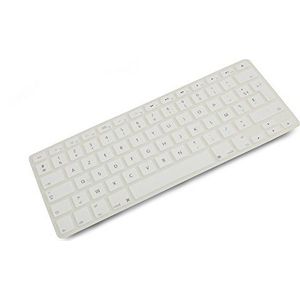 System-S Siliconen AZERTY Franse toetsenbord cover bescherming voor MacBook Pro 13 inch 15 inch 17 inch iMac MacBook Air 13 inch in wit