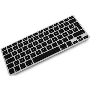 System-S Zachte Silicone French Layout Keyboard Cover voor MacBook Pro 13 15 17 / iMac 53031886 Zwart-Wit