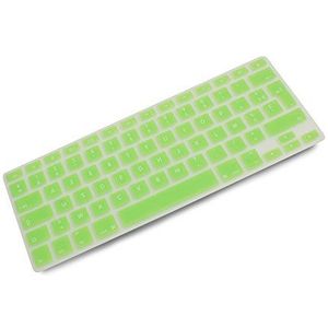 System-S Siliconen AZERTY Franse toetsenbord cover bescherming voor MacBook Pro 13 inch 15 inch 17 inch iMac MacBook Air 13 inch in groen