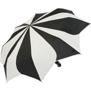 Automatisch opvouwbare paraplu - Zonnebloem - zwart en wit