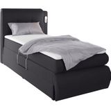 COLLECTION AB Boxspringbett "Borna", inklusive Bettkasten, LED-Beleuchtung und Topper