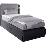 COLLECTION AB Boxspringbett "Borna", inklusive Bettkasten, LED-Beleuchtung und Topper