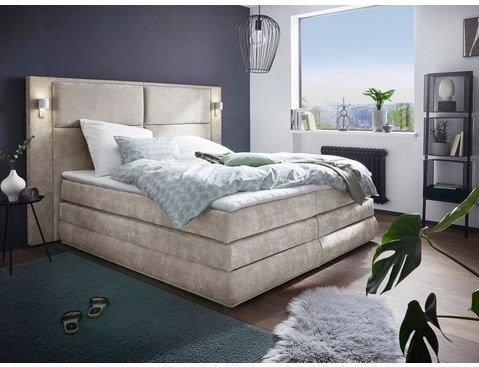 COLLECTION AB Boxspringbett Copenhagen, inklusive Bettkasten, Topper, wahlweise mit LED-Beleuchtung