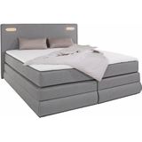 COLLECTION AB Boxspringbett Ninoni, inkl. Bettkasten, Topper und wahlweise mit LED-Beleuchtung