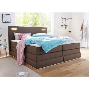 COLLECTION AB Boxspringbett »Ninoni«, inkl. Bettkasten, Topper und wahlweise mit LED-Beleuchtung, Liegefläche 180 x 200 cm