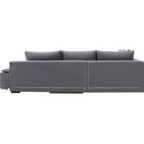 INOSIGN Ecksofa Göteborg, mit Boxspring-Bettfunktion und Bettkasten, Dauerschlaffunktion, Topper