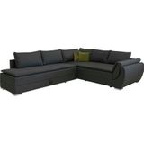 INOSIGN Ecksofa Göteborg, mit Boxspring-Bettfunktion und Bettkasten, Dauerschlaffunktion, Topper