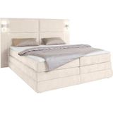 COLLECTION AB Boxspringbett Copenhagen, inklusive Bettkasten, Topper, wahlweise mit LED-Beleuchtung