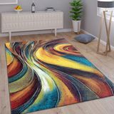 Teppich Modern Designer Teppich Bunter Farbmix Gemustert Mehrfarbig 160x230 cm - Paco Home