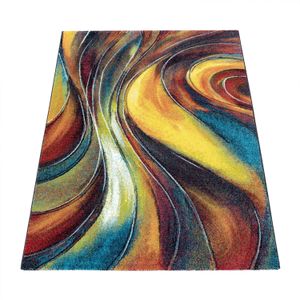 Teppich Modern Designer Teppich Bunter Farbmix Gemustert Mehrfarbig 160x230 cm - Paco Home