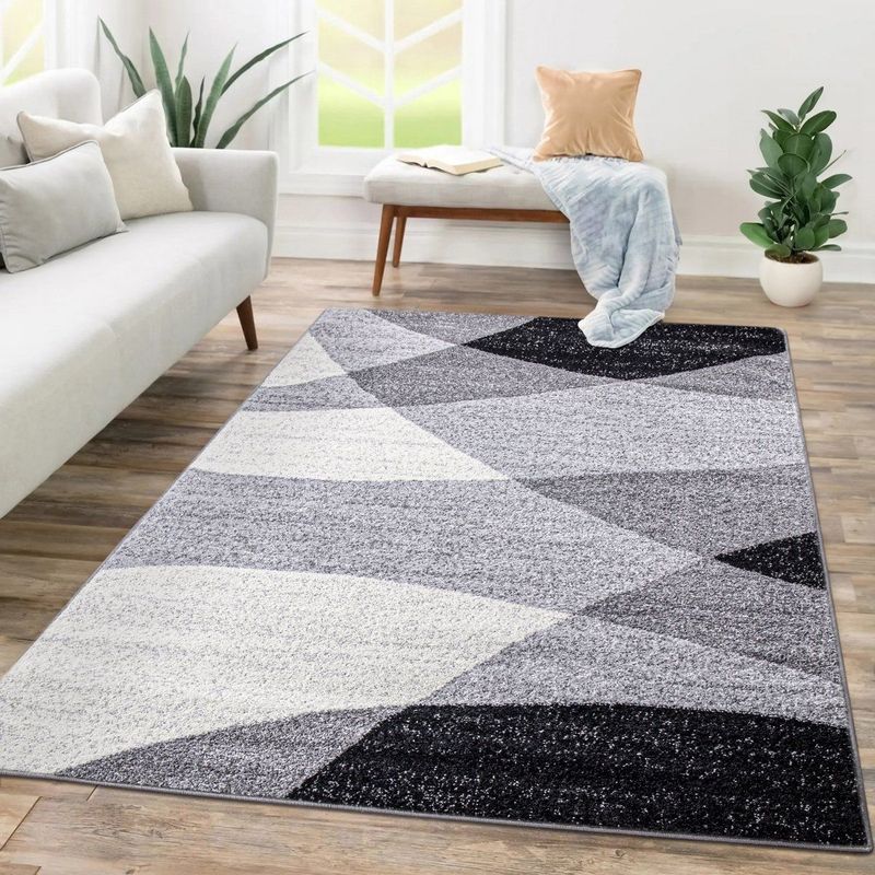 Paco Home Teppich »Fiesta 110«, rechteckig, 12 mm Höhe, Kurzflor, Designer Teppich, ideal im Wohnzimmer & Schlafzimmer