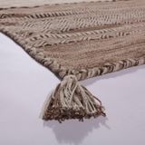 Paco Home Teppich "Kilim 217", rechteckig, 12 mm Höhe, handgewebter Wendeteppich, reine Baumwolle, gestreift, Wohnzimmer