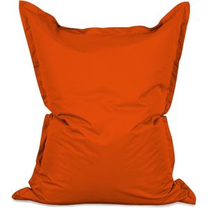 Lumaland - Grote luxe XXL zitzak - 380 liter vulling - 140 x 180 cm - geschikt voor Indoor & Outdoor - verkrijgbaar in verschillende kleuren - Oranje