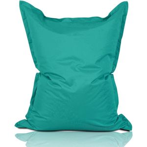 Lumaland - Grote luxe XXL zitzak - 380 liter vulling - 140 x 180 cm - geschikt voor Indoor & Outdoor - verkrijgbaar in verschillende kleuren - Turquoise