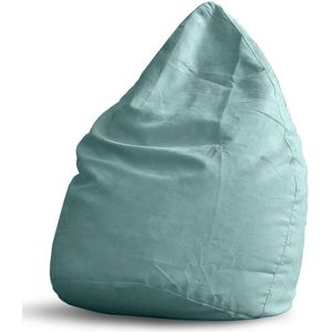 Lumaland - Luxe XL PLUS zitzak - stijlvolle beanbag met 220L volume - extra stevige naden - verkrijgbaar in verschillende kleuren - Turquoise