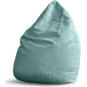 Lumaland - Luxe XL zitzak - Stijlvolle beanbag - 120L vulling - 100% Polyester - Verkrijgbaar in verschillende kleuren - Turquoise
