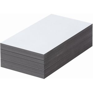 Magnetisch label, wit, h x b = 80 x 150 mm, VE = 100 stuks