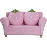 Homcom Kinderen Sofa Aardbe - Kinder Fauteuil Bank