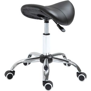 Rollhocker (Schwarz)