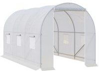 Outsunny Gewächshaus 350x200x200cm Foliengewächshaus Treibhaus Pflanzenhaus ideal für Gartenpflege & Pflanzenzucht  Aosom.de