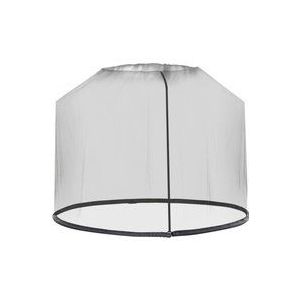 Outsunny - Moskitonetz für Sonnenschirm Fliegennetz Mückennetz, Schwarz, Ø3 x H2,3 m