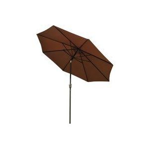 Outsunny Parasol knikscherm tuinscherm strandscherm met stalen handslinger Ø 3 m 840-070