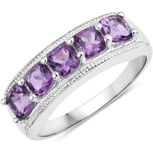 Rafaela Donata - Ring Sterling Silber Amethyst in Silber Ringe 1 ct Damen (69.99 € / 1 ct)
