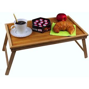 GMMH Originele Laptop Tablet Bamboe Onderlaag Vouwtafel Bed Lade Ontbijt Lade Dienblad Dienblad Opvouwbare Bed Tafel lade
