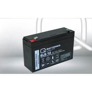 Quality Batteries Q-Batteries 6LS-12 LS 6V 12Ah AGM