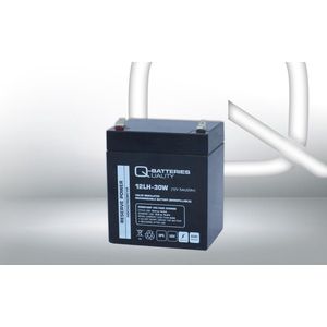 Quality Batteries Q-Batteries 12LH-30W LH 12V 5Ah AGM