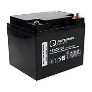 Q-Batteries 12LCP-50/12 V - 50 Ah loodaccu cyclustype AGM - Deep Cycle VRLA