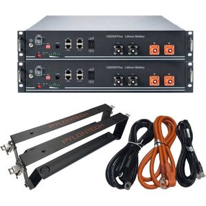 Pylontech 4,8 KWh Zonne-opslag Lithium LiFePO4 Incl. Kabel, Beugel En BMS