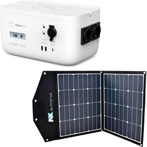 Pylontech Pylontech Amber Rock 473Wh Draagbare Powerstation Met A-TroniX PPS Solar Bag 90W 2x45W